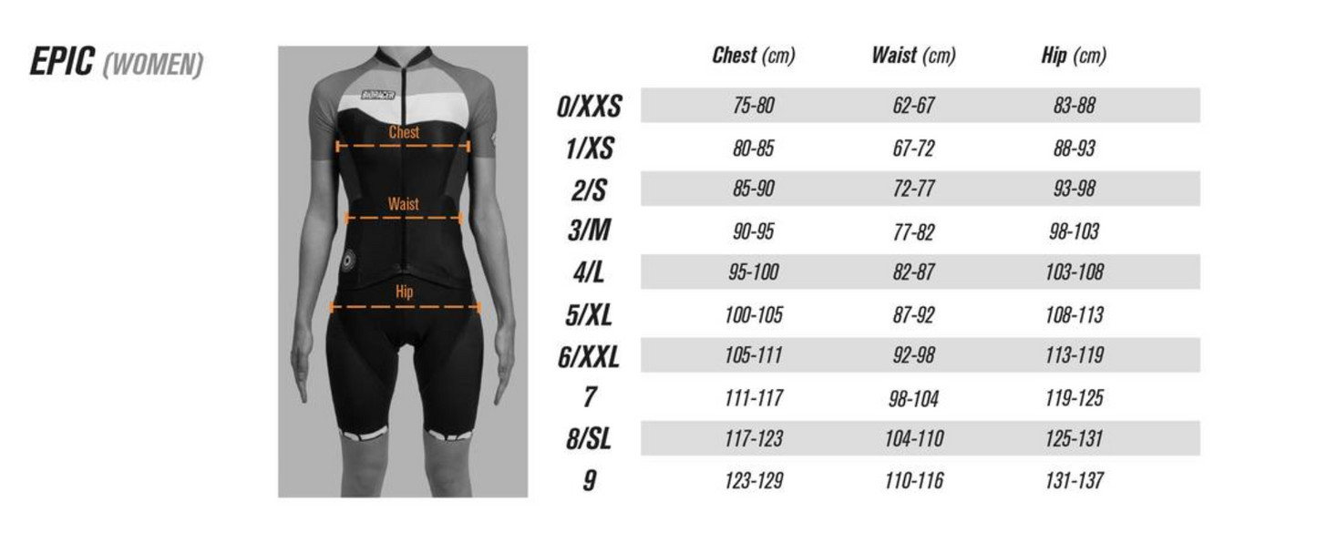 Bibshort Epic 2.0 ( With Back Zip) - Women