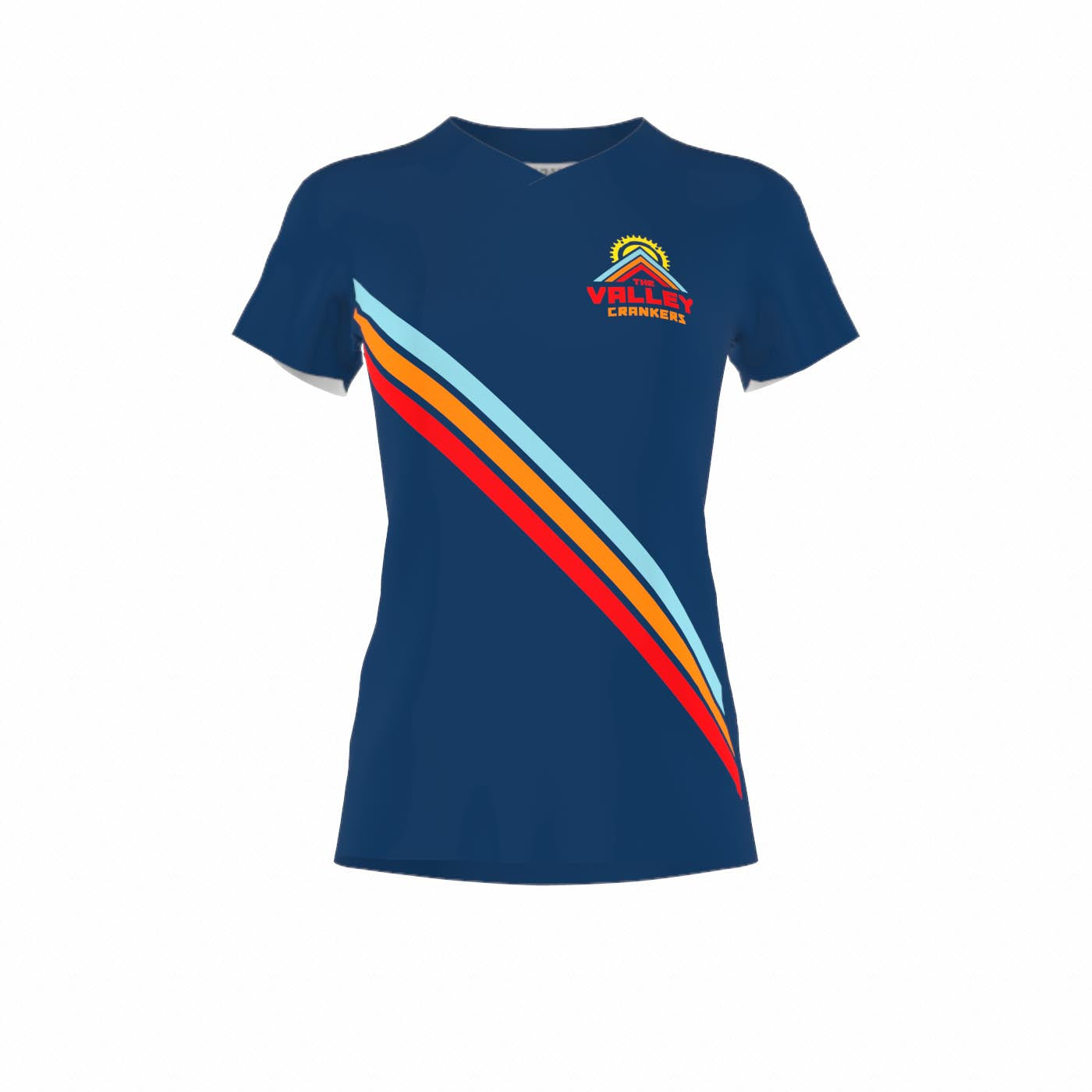 T-Shirt SS Athletics V-Round Collar - Women