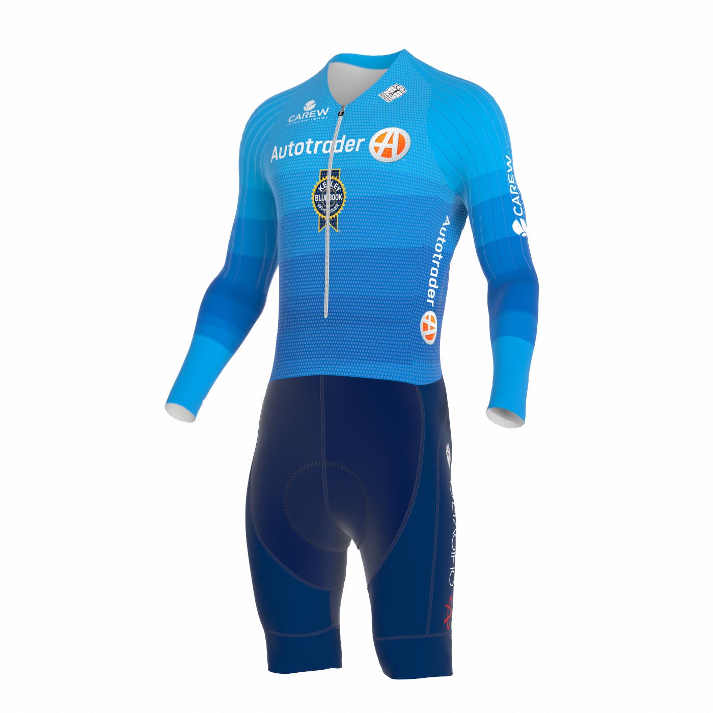Aerosuit LS Icon Cross Power Eyelet - Men (Blue)