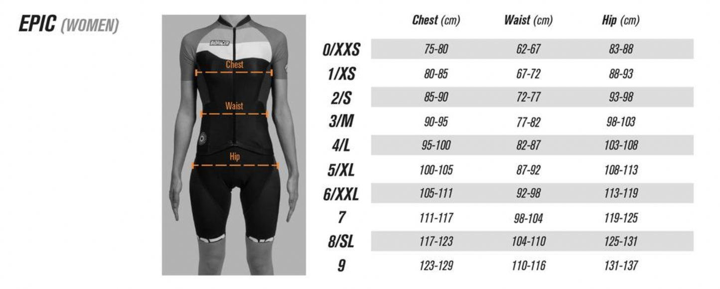 Bibshort Epic 2.0 (No Back Zip) - Women