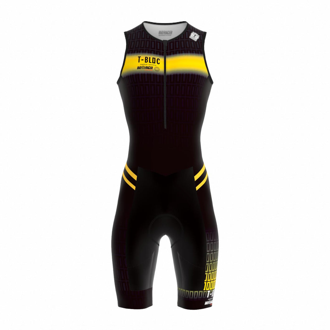 53805 - Plan Bloc - Tri Team Suit ITU (Zip à l'arrière)